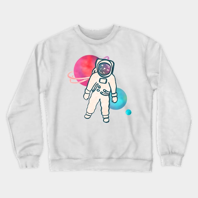 Planetary Colors Crewneck Sweatshirt by SearayArtCo